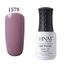 Load image into Gallery viewer, HNM Nail Polish 8ML Pure Color LED UV Lamp Stamping Paint Nail Gelpolish Nail Art Vernis Ongle Nagellak Lucky Lacquer Nail Glue
