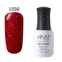 Load image into Gallery viewer, HNM Nail Polish 8ML Pure Color LED UV Lamp Stamping Paint Nail Gelpolish Nail Art Vernis Ongle Nagellak Lucky Lacquer Nail Glue

