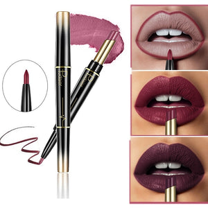 Pudaier Double-end Lasting Lipliner Waterproof Lip Liner Stick Pencil 16 Color Fashion Women Lip Makeup Gift Maquiagem