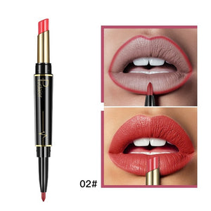 Pudaier Double-end Lasting Lipliner Waterproof Lip Liner Stick Pencil 16 Color Fashion Women Lip Makeup Gift Maquiagem