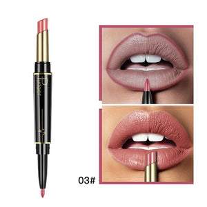 Pudaier Double-end Lasting Lipliner Waterproof Lip Liner Stick Pencil 16 Color Fashion Women Lip Makeup Gift Maquiagem