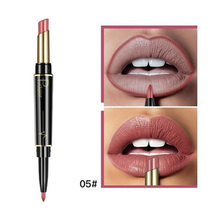 Pudaier Double-end Lasting Lipliner Waterproof Lip Liner Stick Pencil 16 Color Fashion Women Lip Makeup Gift Maquiagem