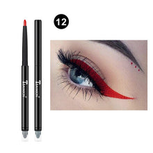 Load image into Gallery viewer, Double-end Colorful Matte Eyeliner Eye Pencil Makeup Crayon Yeux Oogpotlood Delineador Maquiagem White Black Eye Liner Eyeshadow
