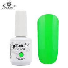 Load image into Gallery viewer, Saviland 15ml Hybrid Paints Uv Gel Nail Polish Glitter 58 Colors Gifts Nail Gel Varnish Halloween Effect Nail Art Gel Vernis
