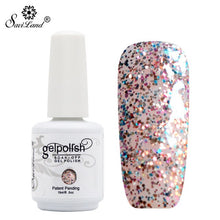 Load image into Gallery viewer, Saviland 15ml Hybrid Paints Uv Gel Nail Polish Glitter 58 Colors Gifts Nail Gel Varnish Halloween Effect Nail Art Gel Vernis
