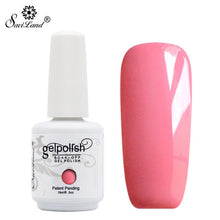 Load image into Gallery viewer, Saviland 15ml Hybrid Paints Uv Gel Nail Polish Glitter 58 Colors Gifts Nail Gel Varnish Halloween Effect Nail Art Gel Vernis
