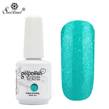 Load image into Gallery viewer, Saviland 15ml Hybrid Paints Uv Gel Nail Polish Glitter 58 Colors Gifts Nail Gel Varnish Halloween Effect Nail Art Gel Vernis
