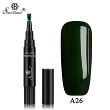 Load image into Gallery viewer, Saviland Newest 58 Colors Gel Nail Varnish Pen Glitter Nail Gel Polish Hybrid Dawdler UV Nail Art Gel Lacquer Gel Paint
