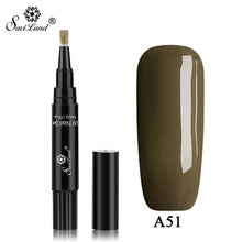 Load image into Gallery viewer, Saviland Newest 58 Colors Gel Nail Varnish Pen Glitter Nail Gel Polish Hybrid Dawdler UV Nail Art Gel Lacquer Gel Paint
