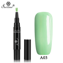Load image into Gallery viewer, Saviland Newest 58 Colors Gel Nail Varnish Pen Glitter Nail Gel Polish Hybrid Dawdler UV Nail Art Gel Lacquer Gel Paint
