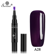 Load image into Gallery viewer, Saviland Newest 58 Colors Gel Nail Varnish Pen Glitter Nail Gel Polish Hybrid Dawdler UV Nail Art Gel Lacquer Gel Paint

