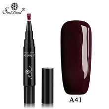 Load image into Gallery viewer, Saviland Newest 58 Colors Gel Nail Varnish Pen Glitter Nail Gel Polish Hybrid Dawdler UV Nail Art Gel Lacquer Gel Paint
