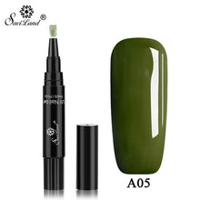 Load image into Gallery viewer, Saviland Newest 58 Colors Gel Nail Varnish Pen Glitter Nail Gel Polish Hybrid Dawdler UV Nail Art Gel Lacquer Gel Paint
