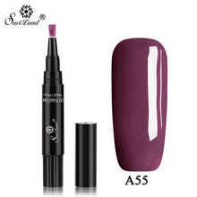 Load image into Gallery viewer, Saviland Newest 58 Colors Gel Nail Varnish Pen Glitter Nail Gel Polish Hybrid Dawdler UV Nail Art Gel Lacquer Gel Paint
