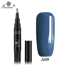 Load image into Gallery viewer, Saviland Newest 58 Colors Gel Nail Varnish Pen Glitter Nail Gel Polish Hybrid Dawdler UV Nail Art Gel Lacquer Gel Paint
