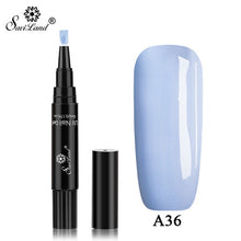 Load image into Gallery viewer, Saviland Newest 58 Colors Gel Nail Varnish Pen Glitter Nail Gel Polish Hybrid Dawdler UV Nail Art Gel Lacquer Gel Paint

