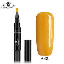 Load image into Gallery viewer, Saviland Newest 58 Colors Gel Nail Varnish Pen Glitter Nail Gel Polish Hybrid Dawdler UV Nail Art Gel Lacquer Gel Paint

