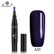 Load image into Gallery viewer, Saviland Newest 58 Colors Gel Nail Varnish Pen Glitter Nail Gel Polish Hybrid Dawdler UV Nail Art Gel Lacquer Gel Paint
