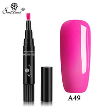 Load image into Gallery viewer, Saviland Newest 58 Colors Gel Nail Varnish Pen Glitter Nail Gel Polish Hybrid Dawdler UV Nail Art Gel Lacquer Gel Paint
