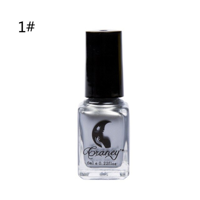 6ml Metal Mirror Nail Polish Paint Gel Lasting Non-fading Shiny Non-toxic Environmental Gel Varnish Nail Art 2018 Products