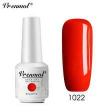 Load image into Gallery viewer, Vrenmol 8ML Nude Color Series Nail Gel Polish Soak Off Gel Long Lasting UV Gel Colorful Nail Art Hybrid Paint Gel Varnish Set
