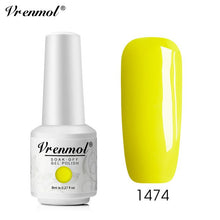 Load image into Gallery viewer, Vrenmol 8ML Nude Color Series Nail Gel Polish Soak Off Gel Long Lasting UV Gel Colorful Nail Art Hybrid Paint Gel Varnish Set
