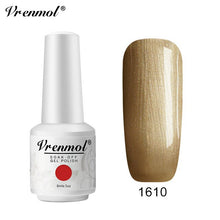 Load image into Gallery viewer, Vrenmol 8ML Nude Color Series Nail Gel Polish Soak Off Gel Long Lasting UV Gel Colorful Nail Art Hybrid Paint Gel Varnish Set
