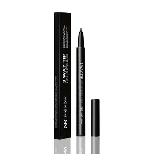 MENOW Brand Natural 3 Head Cool Black Eyeliner Pencil Easy To Wear Waterproof Long-lasting Eye Makeup Cosmetic Drop ship EL02