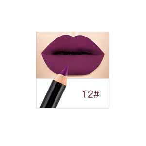 12 Colors Lip Liner Pencil Professional Lips Makeup Waterproof Lip Liner Pencil Set For Women  Sexy Lips Makeup Matte Lipiner