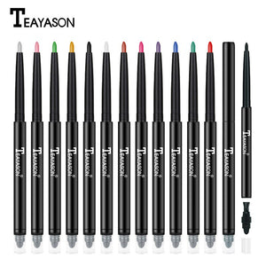 NEW Automatic Double-Headed Waterproof Liquid Eyeliner Pen Eye's Makeup Cosmetic Tool Long-Lasting Eye Liner Pencil for Eyeshado