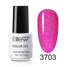 Load image into Gallery viewer, Elite99 New Supply Nail Art 7ml Bling Pure color Supper Diamond Shining Glitter Sequin Starry Platinum Paint Gel
