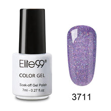 Load image into Gallery viewer, Elite99 New Supply Nail Art 7ml Bling Pure color Supper Diamond Shining Glitter Sequin Starry Platinum Paint Gel
