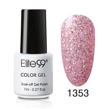 Load image into Gallery viewer, Elite99 New Supply Nail Art 7ml Bling Pure color Supper Diamond Shining Glitter Sequin Starry Platinum Paint Gel
