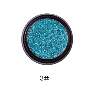 Hot 14 Colors Sequins Face Body Powder High Pigment Makeup Shimmer Body Glitter Eyes Make Up Lip Nail Body Powder Cosmetics