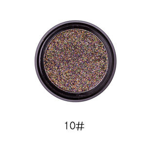 Hot 14 Colors Sequins Face Body Powder High Pigment Makeup Shimmer Body Glitter Eyes Make Up Lip Nail Body Powder Cosmetics