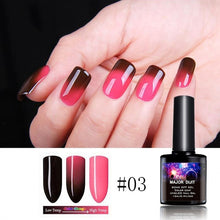 Load image into Gallery viewer, Thermo Gel Nail Polish Temperature Change Gel Varnish Long Lasting Led Nail Paint GradienColors UV Chameleon Nail Art Mood Color
