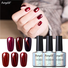 Load image into Gallery viewer, FairyGlo 10ML UV Nail Polish Cat Eye Nai Gelpolish Nagellak Nail Art Stamping Paint Nail Polish Vernis a Ongle Magnet Varnish
