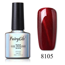 Load image into Gallery viewer, FairyGlo 10ML UV Nail Polish Cat Eye Nai Gelpolish Nagellak Nail Art Stamping Paint Nail Polish Vernis a Ongle Magnet Varnish
