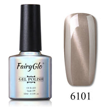 Load image into Gallery viewer, FairyGlo 10ML UV Nail Polish Cat Eye Nai Gelpolish Nagellak Nail Art Stamping Paint Nail Polish Vernis a Ongle Magnet Varnish

