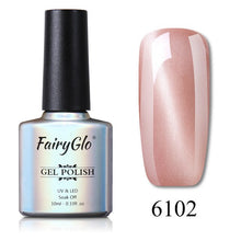 Load image into Gallery viewer, FairyGlo 10ML UV Nail Polish Cat Eye Nai Gelpolish Nagellak Nail Art Stamping Paint Nail Polish Vernis a Ongle Magnet Varnish
