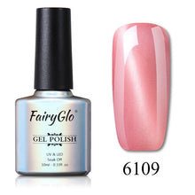 Load image into Gallery viewer, FairyGlo 10ML UV Nail Polish Cat Eye Nai Gelpolish Nagellak Nail Art Stamping Paint Nail Polish Vernis a Ongle Magnet Varnish
