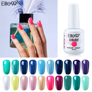 Elite99 Nail Polish 8ML Pure Color UV LED GelPolish Nail Art Soak Off Semi Perment Stamping Enamel Gellak Paint Glue Varnishes