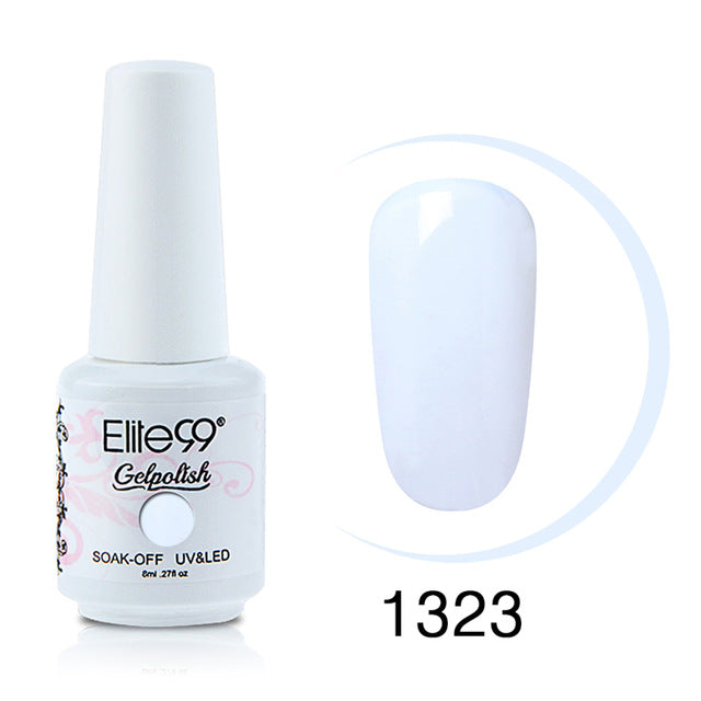 Elite99 Nail Polish 8ML Pure Color UV LED GelPolish Nail Art Soak Off Semi Perment Stamping Enamel Gellak Paint Glue Varnishes