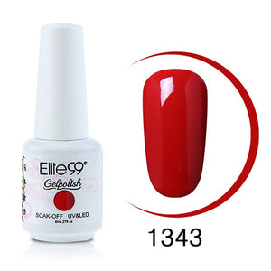 Elite99 Nail Polish 8ML Pure Color UV LED GelPolish Nail Art Soak Off Semi Perment Stamping Enamel Gellak Paint Glue Varnishes