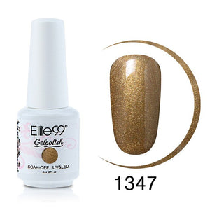 Elite99 Nail Polish 8ML Pure Color UV LED GelPolish Nail Art Soak Off Semi Perment Stamping Enamel Gellak Paint Glue Varnishes