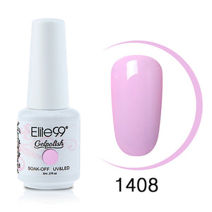 Elite99 Nail Polish 8ML Pure Color UV LED GelPolish Nail Art Soak Off Semi Perment Stamping Enamel Gellak Paint Glue Varnishes