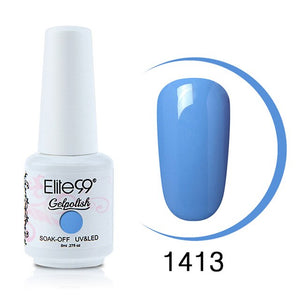 Elite99 Nail Polish 8ML Pure Color UV LED GelPolish Nail Art Soak Off Semi Perment Stamping Enamel Gellak Paint Glue Varnishes