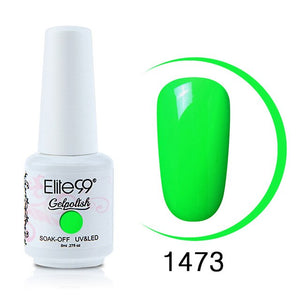 Elite99 Nail Polish 8ML Pure Color UV LED GelPolish Nail Art Soak Off Semi Perment Stamping Enamel Gellak Paint Glue Varnishes