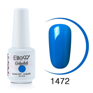 Elite99 Nail Polish 8ML Pure Color UV LED GelPolish Nail Art Soak Off Semi Perment Stamping Enamel Gellak Paint Glue Varnishes