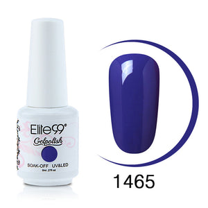 Elite99 Nail Polish 8ML Pure Color UV LED GelPolish Nail Art Soak Off Semi Perment Stamping Enamel Gellak Paint Glue Varnishes